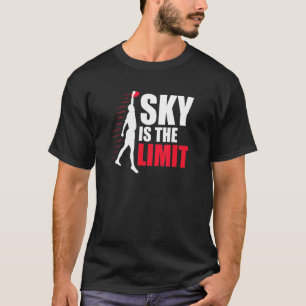T-shirt Le Ciel Est La Limite Ultimate Frisbee Player Spor