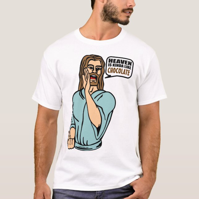 T-SHIRT LE CIEL EST PLUTÔT COMME LE CHOCOLAT (Devant)
