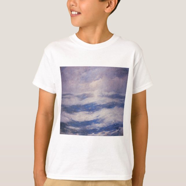 T-shirt Le ciel et l'océan (par Emil Carlsen) (Devant)
