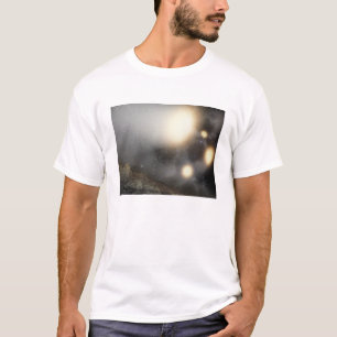 T-shirt Le ciel nocturne comme vu d'un avion hypothétique