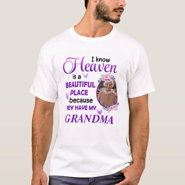 T-shirt Le Ciel Personnalisé Est Un Beau Mémorial De Lieu (Devant)