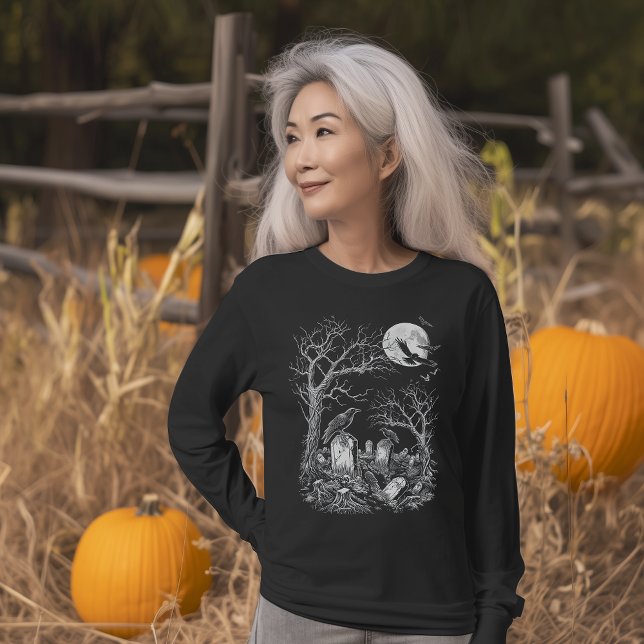 T-shirt Le cimetière Nevermore (Créateur téléchargé)