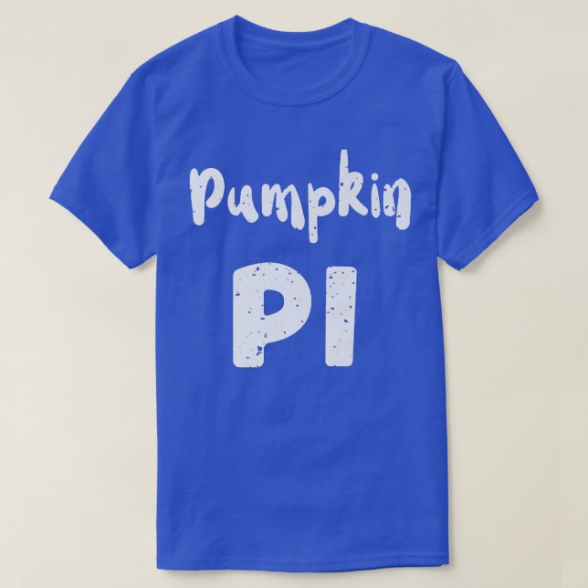T-shirt Le Citrouille citrouille Pi Halloween dit : (Design devant)