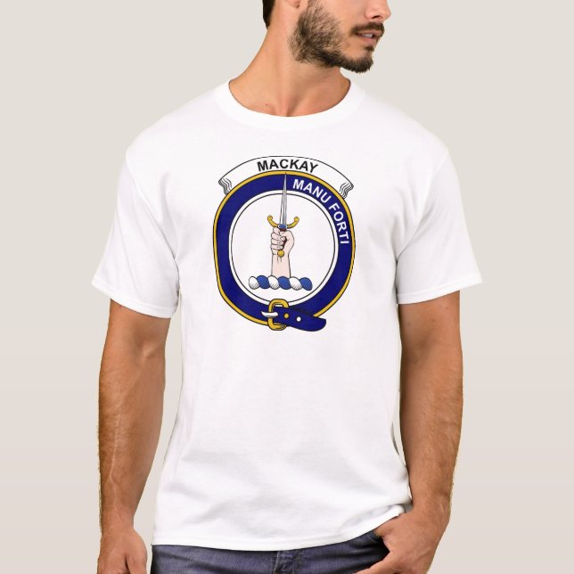 T-shirt Le clan de MacKay Badge (Devant)
