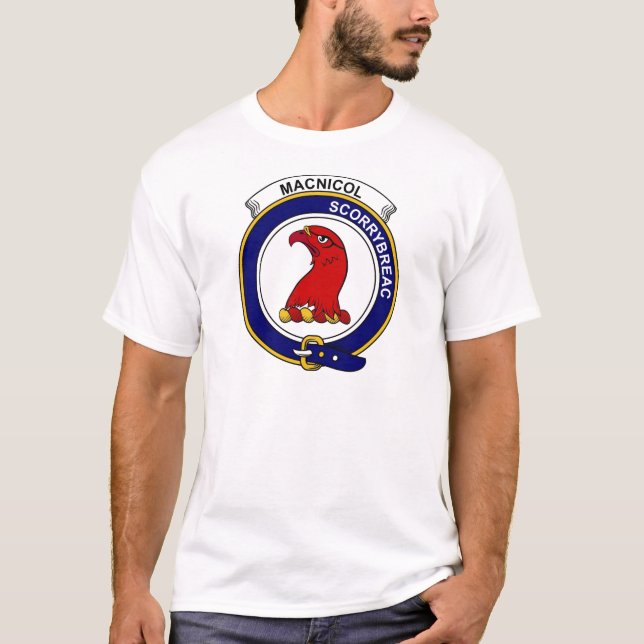 T-shirt Le clan de MacNicol (de Scorrybreac) Badge (Devant)