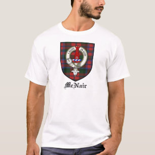 T-shirt Le clan de McNair Crest le tartan d'insigne