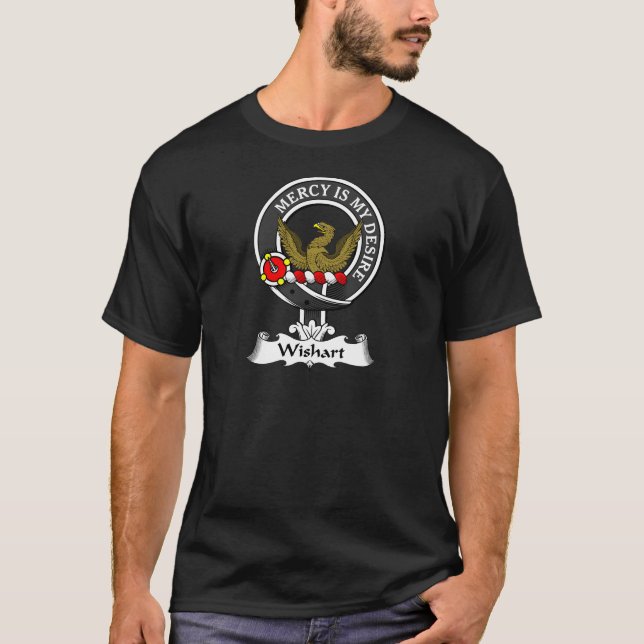 T-shirt Le clan de Wishart Crest (Devant)