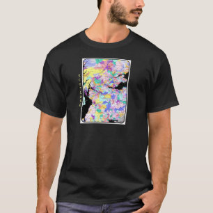 T-shirt Le clan écossais de carte de l'Ecosse appelle le