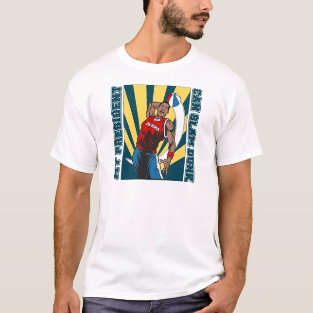 T-shirt Le claquement de Barack Obama trempent (Devant)