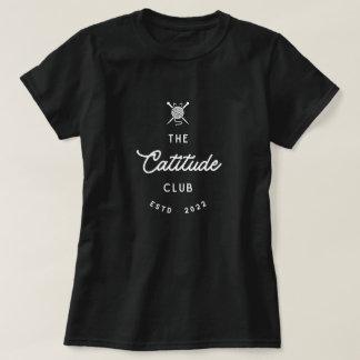 T-shirt Le Club Catitude Élégant Amateur de Chats