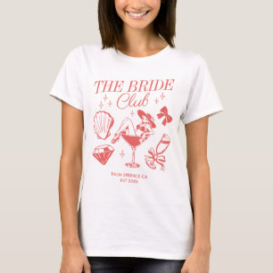 T-shirt Le Club de la Mariée Enterrement de Vie de Jeune F