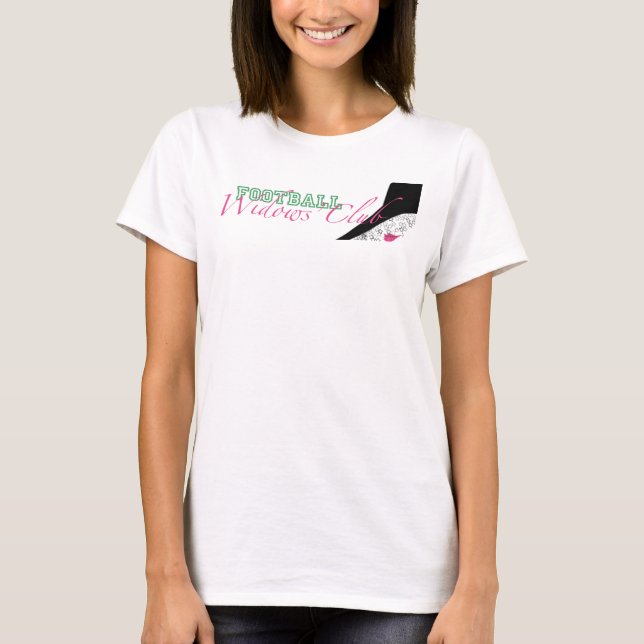 T-shirt Le club des veuves du football (Devant)