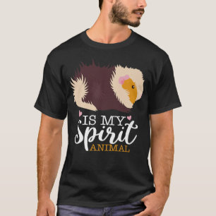 T-shirt Le Cochon De Guinée Est Mon Esprit Animal I Kids G
