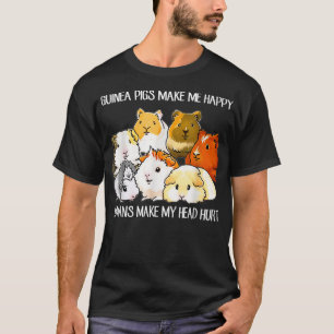 T-shirt Le Cochon De Guinée Me Rendre Heureux Le Cochon De
