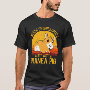 T-shirt Le Cochon De Guinée Ne Sous-Estime Jamais Un Garço