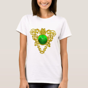 T-SHIRT LE COEUR CÉLTIQUE DE SAINT PATRICK AVEC SHAMROCK V