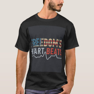 T-shirt Le coeur de la liberté bat