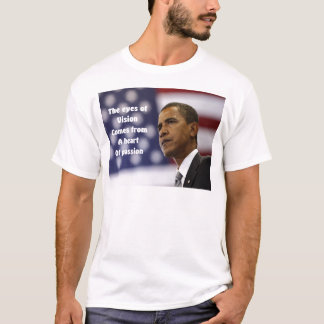 T-shirt Le coeur de passion de Barack Obama