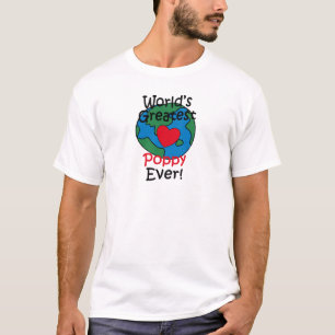 T-shirt Le cœur de pavot le plus grand du monde