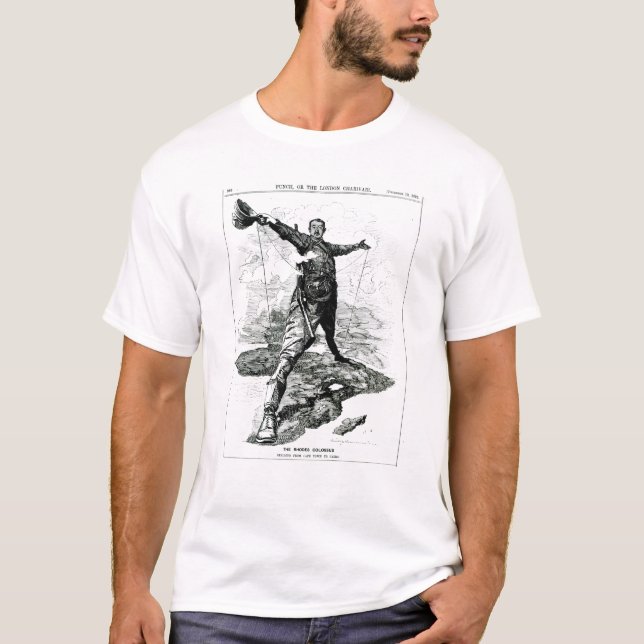 T-shirt Le colosse de Rhodes du poinçon (Devant)