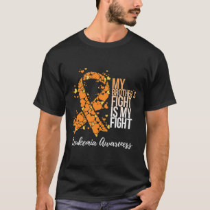 T-shirt Le combat de Frère est ma lutte contre la leucémie