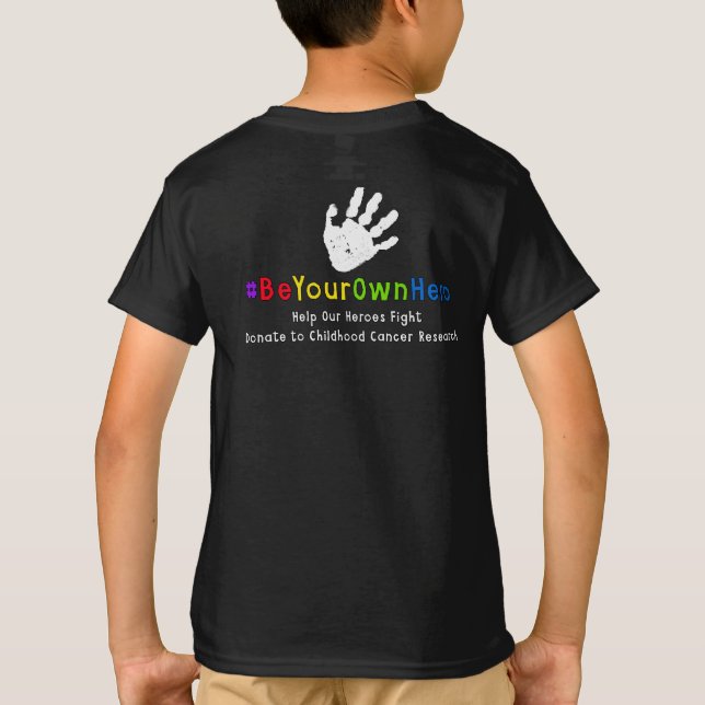 T-shirt Le combat de Julia de soutien !  Handprints (Dos)
