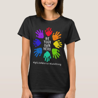 T-shirt Le combat de Julia de soutien ! Handprints