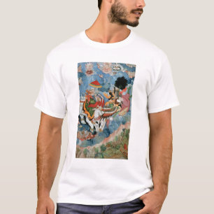 T-shirt Le combat de Krishna avec INDRA, c.1590