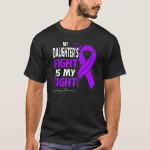 T-shirt Le combat de ma fille est ma lutte contre l'épilep