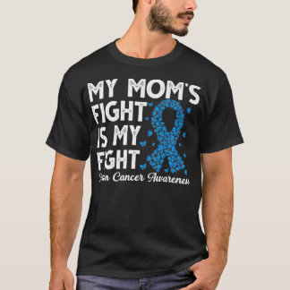 T-shirt Le combat de ma mère est mon survivant du combat C