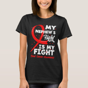 T-shirt Le combat de mon neveu est mon combat Sensibilisat