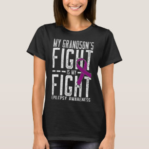 T-shirt Le combat de mon petit-fils est Ma lutte contre l'