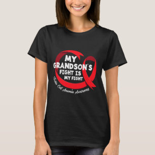 T-shirt Le combat de mon petit-fils est mon combat contre 