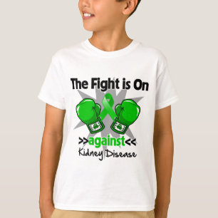 T-shirt Le combat est dessus contre la maladie rénale