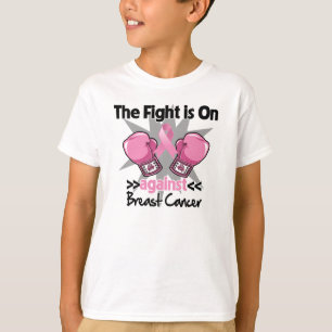 T-shirt Le combat est dessus contre le cancer du sein