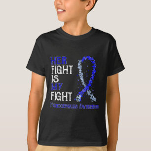 T-shirt Le combat est mon combat de sensibilisation à l'hy