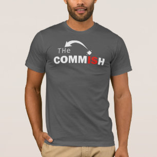 T-shirt Le commissaire du football d'imaginaire de chemise