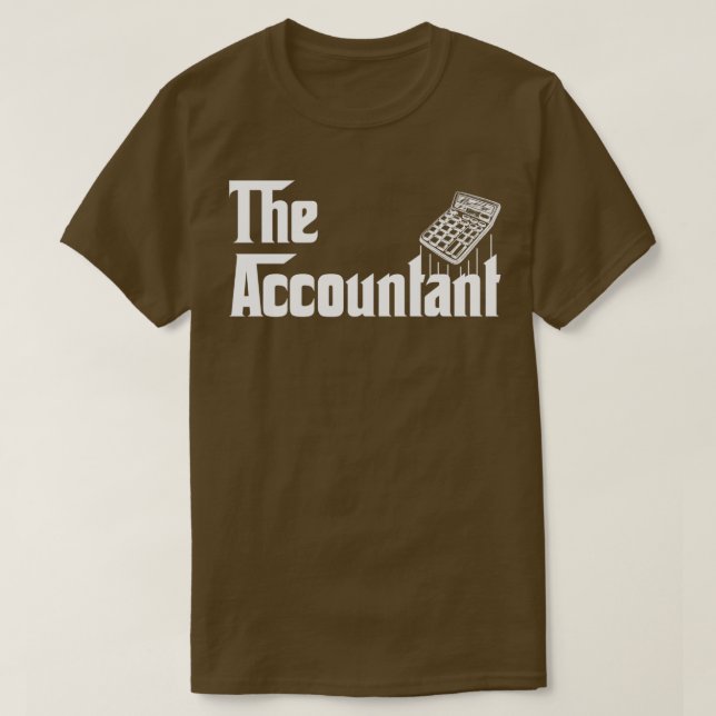 T-shirt Le comptable comptable cadeau comptable amusant co (Design devant)