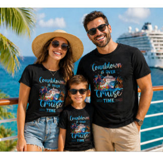 T-shirt Le compte à rebours est terminé, c'est l'heure de