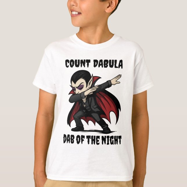 T-shirt Le comte Dabula dabs pendant la nuit (Devant)
