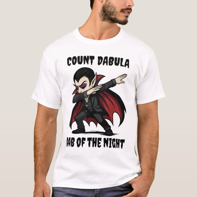 T-shirt Le comte Dabula dabs pendant la nuit (Devant)