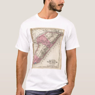 T-shirt Le comté de Cape May, NJ