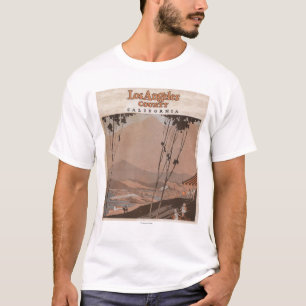 T-shirt Le comté de Los Angeles, la Californie