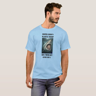 T-SHIRT LE COMTÉ DE MARIN REJETTE TRUMP