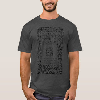T-shirt Le comte de Monte Cristo Alexandre Dumas Titre