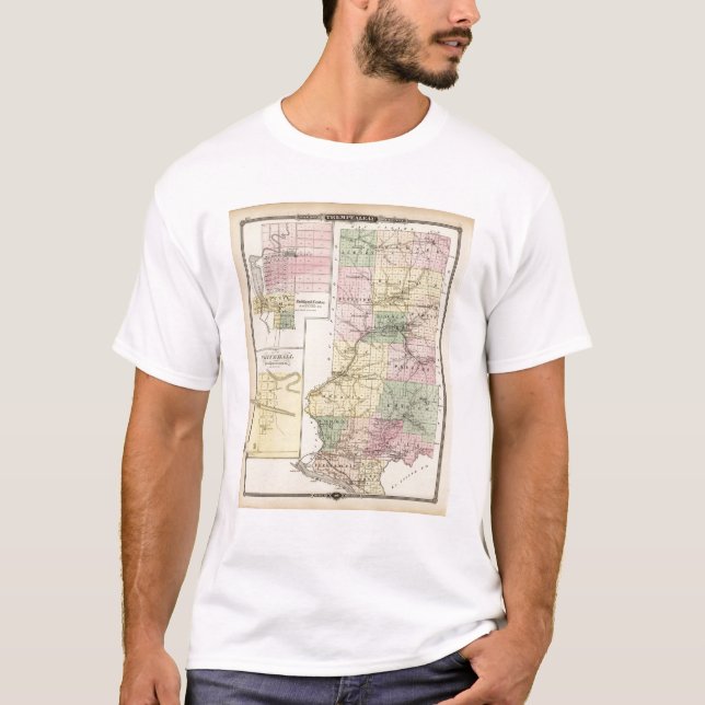 T-shirt Le comté de Trempealeau, le Wisconsin (Devant)