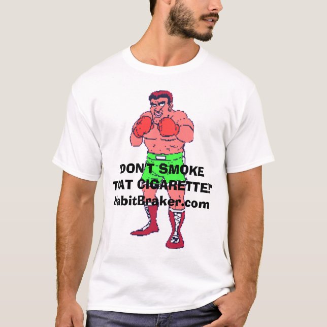 T-SHIRT LE CONCOURS DE HABITBRAKER.COM, "NE FUMENT PAS CE (Devant)