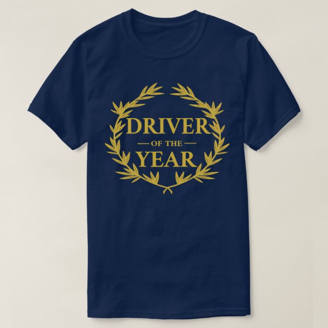 T-shirt Le conducteur de l'année Don au meilleur conducteu (Design devant)