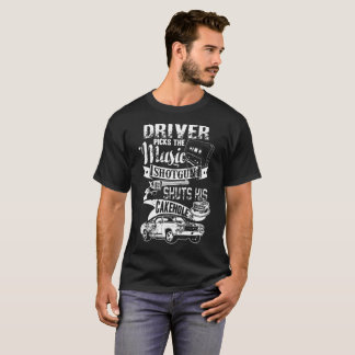 T-shirt Le conducteur surnaturel sélectionne le fusil de
