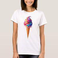 Le cône de glace classique vibrant de SlipperyJoe'